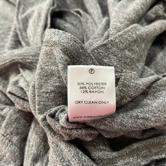 Jonathan Simkhai x Carbon38 Short Sleeve Tie Waist T-shirt Size S in Gray - Picture 11 of 11